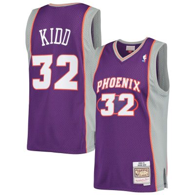 Jason Kidd Phoenix Suns Big & Tall Hardwood Classics 2000/01 Swingman Jersey - Purple