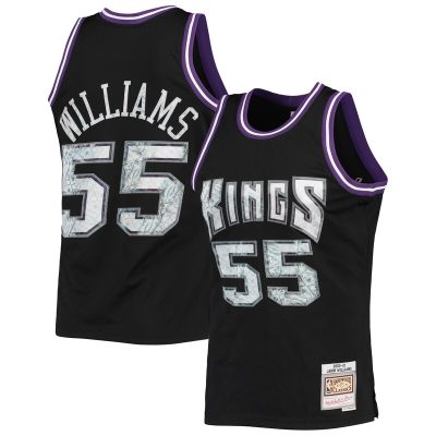 Jason Williams Sacramento Kings 2000/01 Hardwood Classics NBA 75th Anniversary Diamond Swingman Jersey - Black