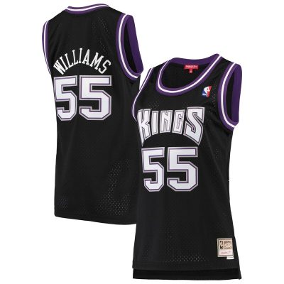 Jason Williams Sacramento Kings Women's 2000/01 Hardwood Classics Swingman Jersey - Black