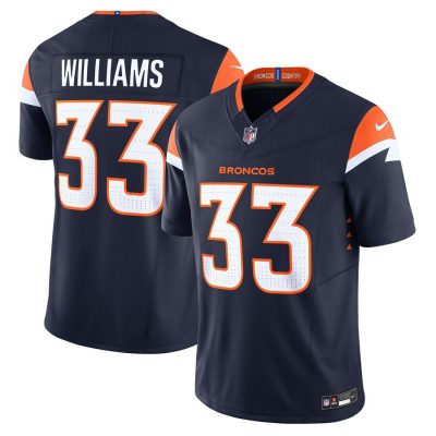 Javonte Williams Denver Broncos Alternate Vapor F.U.S.E. Limited Jersey - Navy