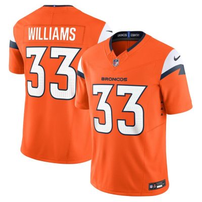 Javonte Williams Denver Broncos Vapor F.U.S.E. Limited Jersey - Orange