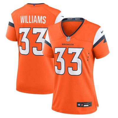 Javonte Williams Denver Broncos Women's Game Jersey - Orange