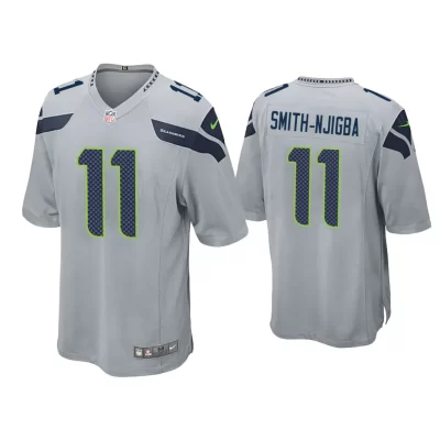 Jaxon Smith-Njigba Seattle Seahawks Gray 2023 NFL Draft Game Jersey