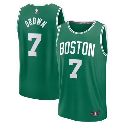 Jaylen Brown Boston Celtics Fast Break Replica Player Jersey - Icon Edition - Kelly Green