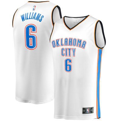 Jaylin Williams Oklahoma City Thunder Fast Break Player Jersey - Association Edition - White