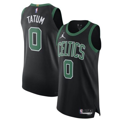 Jayson Tatum Boston Celtics Player Jersey - Statement Edition - Black