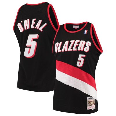 Jermaine O'Neal Portland Trail Blazers 1999/00 Hardwood Classics Swingman Jersey - Black