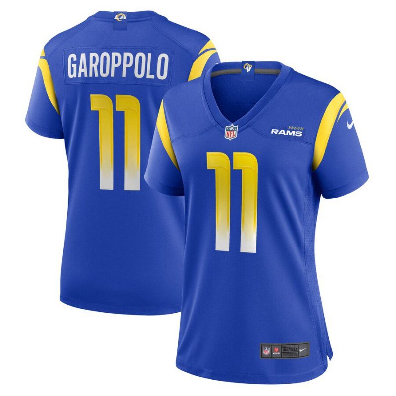 Jimmy Garoppolo Los Angeles Rams Women's Team Game Jersey - Royal