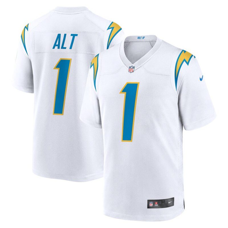 Joe Alt Los Angeles Chargers 2024 NFL Draft First Round Pick Player Game Jersey - White