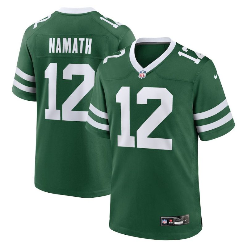 Joe Namath New York Jets Game Jersey - Legacy Green