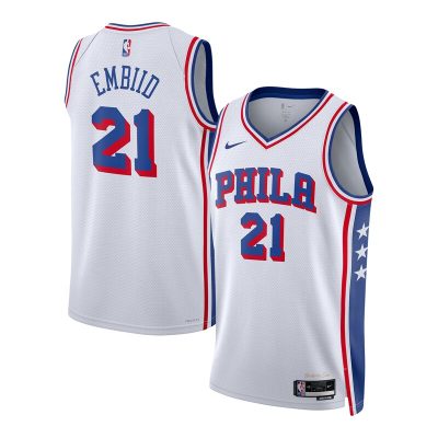 Joel Embiid Philadelphia 76ers Swingman Jersey - Association Edition - White