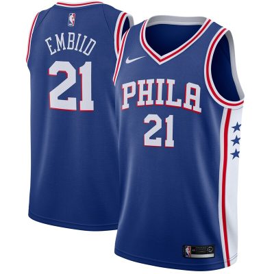 Joel Embiid Philadelphia 76ers Swingman Jersey Royal - Icon Edition