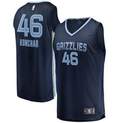 John Konchar Memphis Grizzlies Fast Break Replica Jersey - Icon Edition - Navy