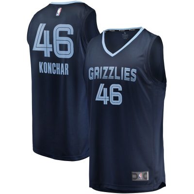 John Konchar Memphis Grizzlies Fast Break Replica Jersey Navy - Icon Edition