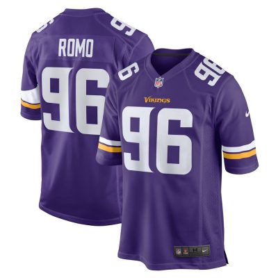 John Parker Romo Minnesota Vikings Game Jersey - Purple