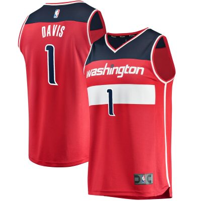 Johnny Davis Washington Wizards Fast Break Replica Player Jersey Icon - Edition - Red