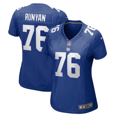 Jon Runyan New York Giants Women's Game Jersey - Royal