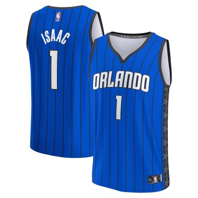 Jonathan Isaac Orlando Magic Fast Break Replica Player Jersey - Statement Edition - Blue