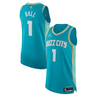 Jordan Brand LaMelo Ball Charlotte Hornets Jersey - City Edition - Teal