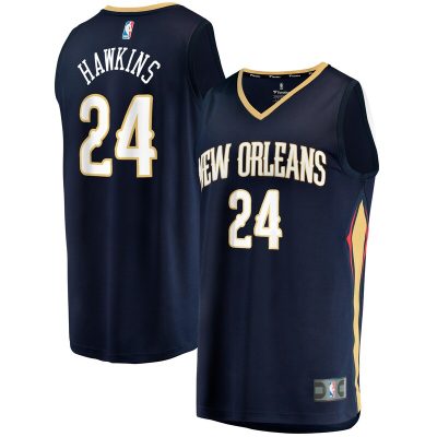 Jordan Hawkins New Orleans Pelicans Fast Break Replica Jersey - Icon Edition - Navy