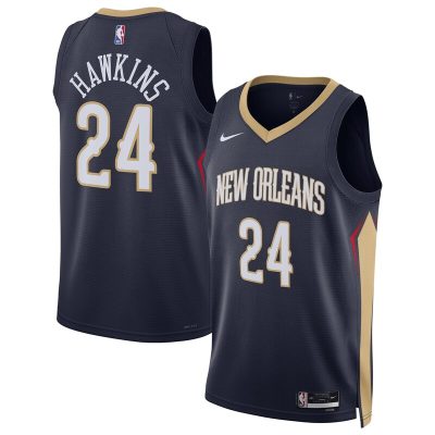 Jordan Hawkins New Orleans Pelicans Swingman Jersey - Icon Edition - Navy