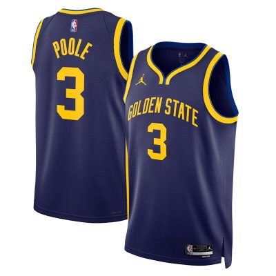 Jordan Poole Golden State Warriors Swingman Jersey - Statement Edition - Navy