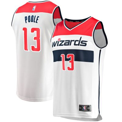 Jordan Poole Washington Wizards Fast Break Player Jersey - Association - White