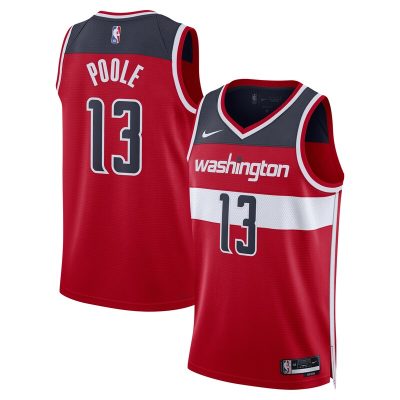 Jordan Poole Washington Wizards Swingman Jersey - Icon Edition - Red