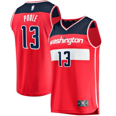 Jordan Poole Washington Wizards Youth Fast Break Player Jersey - Icon Edition - Red