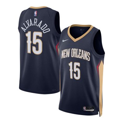 Jose Alvarado New Orleans Pelicans Swingman Jersey - Icon Edition - Navy