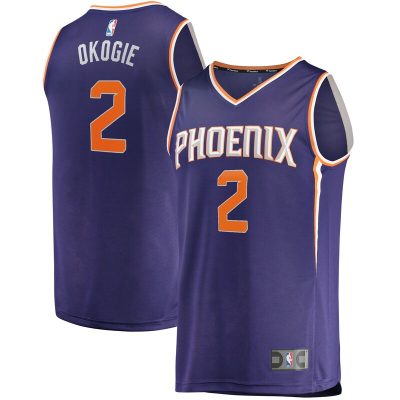 Josh Okogie Phoenix Suns Fast Break Replica Jersey - Icon Edition - Purple