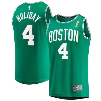 Jrue Holiday Boston Celtics 2024 NBA Finals Champions Fast Break Replica Player Jersey - Kelly Green - Icon Edition