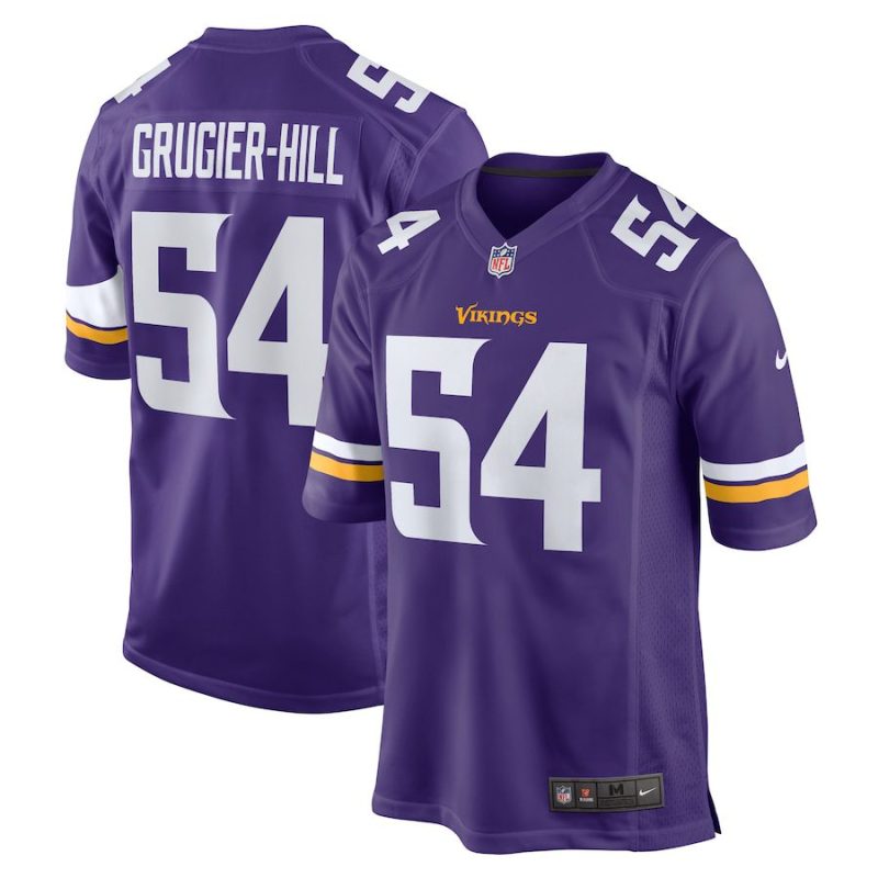 Kamu Grugier-Hill Minnesota Vikings Game Jersey - Purple