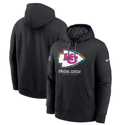 Kansas City Chiefs 2024 NFL Crucial Catch Big & Tall Club Pullover Hoodie - Black