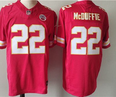 Kansas City Chiefs #22 Trent McDuffie Red F.U.S.E. Vapor Untouchable Limited Football Stitched Jersey