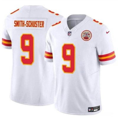 Kansas City Chiefs #9 JuJu Smith-Schuster White 2023 F.U.S.E. Vapor Untouchable Limited Football Stitched Jersey