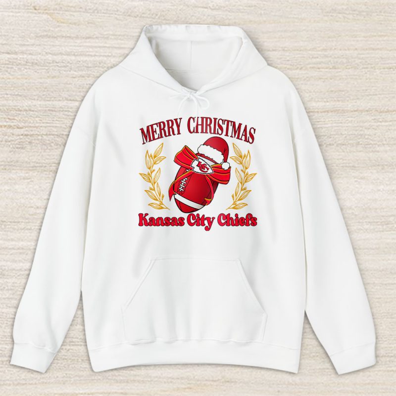 Kansas City Chiefs Merry Christmas NFL Gift For Fan Christmas Funny Unisex Hoodie TAS20713