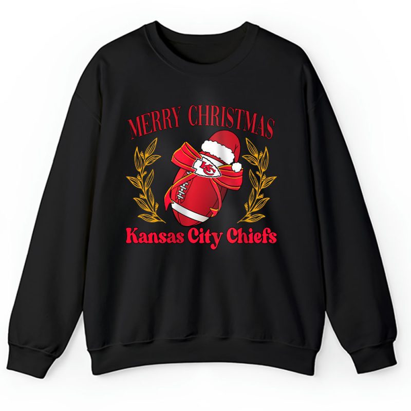 Kansas City Chiefs Merry Christmas NFL Gift For Fan Christmas Funny Unisex Sweatshirt TAH20713