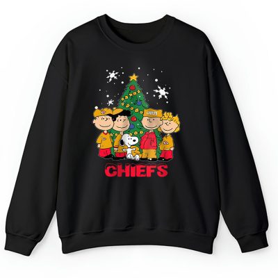 Kansas City Chiefs Merry Christmas NFL Gift For Fan Christmas Snoopy And Friends Unisex Sweatshirt TAH20716