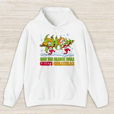 Kansas City Chiefs Merry Christmas NFL Gift For Fan Cute Grinch Unisex Hoodie TAS20721