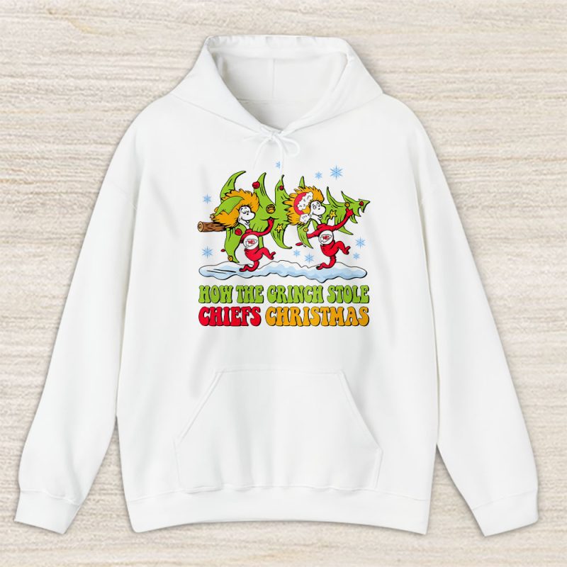 Kansas City Chiefs Merry Christmas NFL Gift For Fan Cute Grinch Unisex Hoodie TAS20721