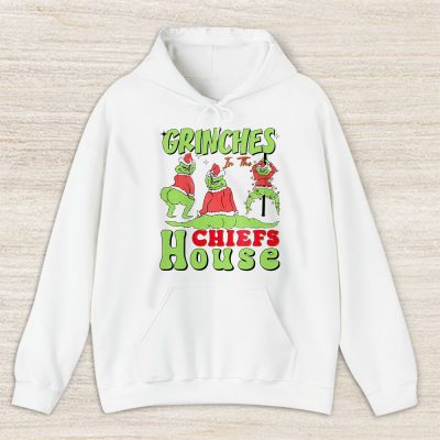 Kansas City Chiefs Merry Christmas NFL Gift For Fan Cute Grinch Unisex Hoodie TAS20722