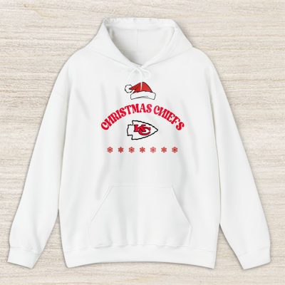 Kansas City Chiefs Merry Christmas NFL Gift For Fan Cute Santa Hohoho Unisex Hoodie TAS20725