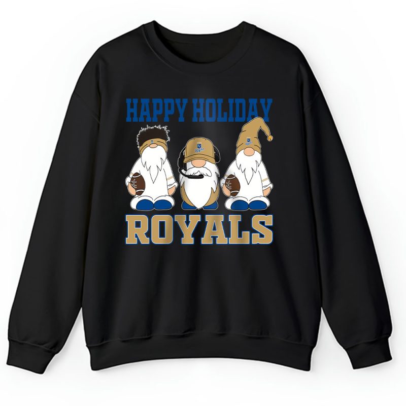 Kansas City Royals Merry Christmas MLB Gift For Fan Christmas Gnomes Unisex Sweatshirt TAH21425