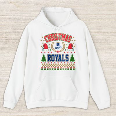 Kansas City Royals Merry Christmas MLB Gift For Fan Cute Santa Hohoho Unisex Hoodie TAS21759