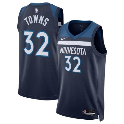 Karl-Anthony Towns Minnesota Timberwolves Swingman Jersey - Icon Edition - Navy