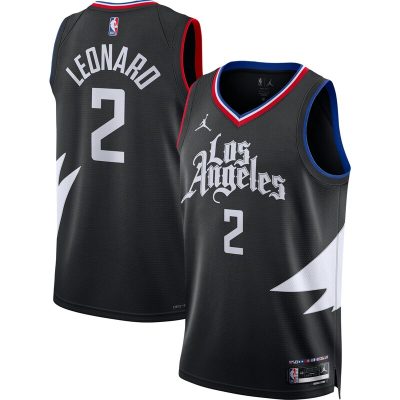 Kawhi Leonard LA Clippers Swingman Jersey - Statement Edition - Black