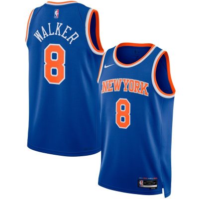 Kemba Walker New York Knicks Swingman Jersey - Icon Edition - Blue