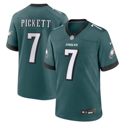 Kenny Pickett Philadelphia Eagles Game Jersey - Midnight Green