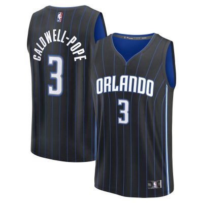 Kentavious Caldwell-Pope Orlando Magic Fast Break Replica Player Jersey - Icon Edition - Black